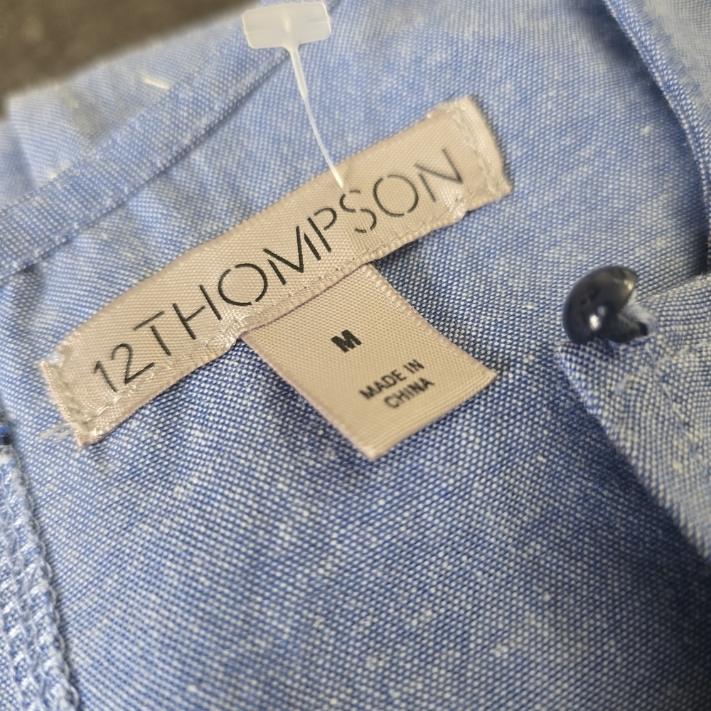 Thompson Light Blue Jumpsuit with Dots - Picture 6 of 11